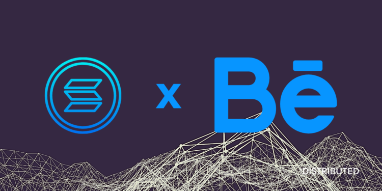 Newly announced partnership between the Solana blockchain and Solana NFTs with Behance