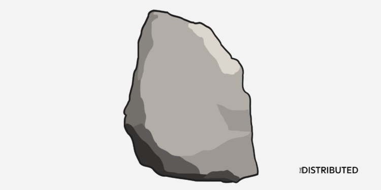 EtherRock #44 from NFT collection EtherRock