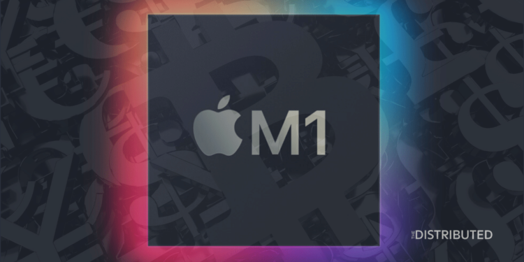 Apple M1 chip with Bitcoin