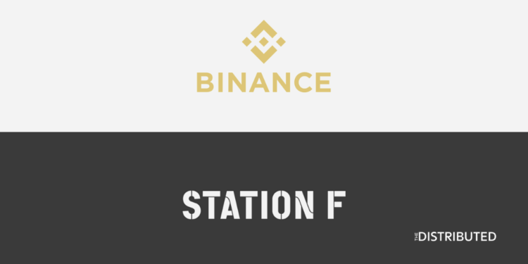 Binance To Invest $100M Into French Startup Incubator Station F