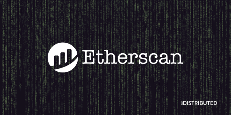 The Ethereum Blockchain Explorer, Etherscan