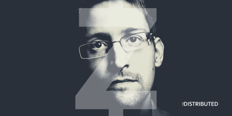 Edward Snowden and Zcash logo