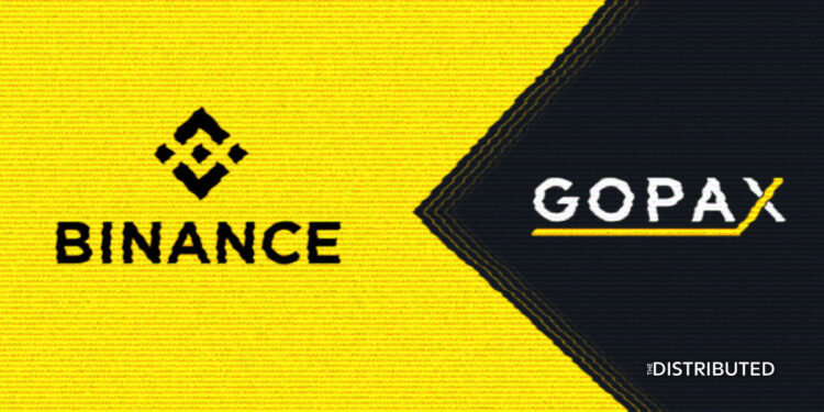 Binance and Gopax