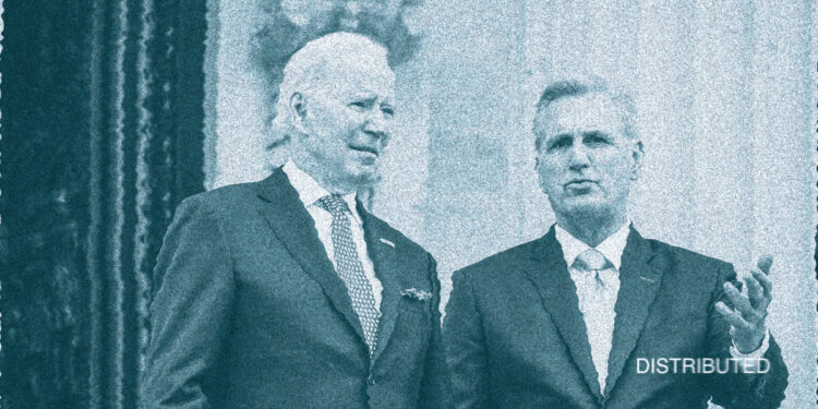 Joe Biden and Kevin McCarthy